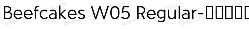 Beefcakes W05 Regular字体转换